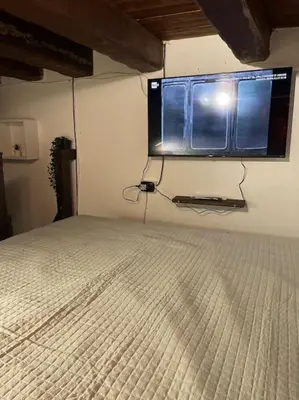 TV o dispositivi per l'intrattenimento presso Art Studio appartamento Castello