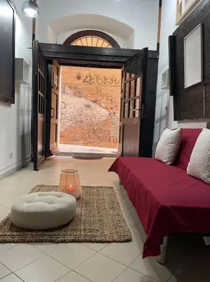 Area soggiorno di Art Studio appartamento Castello