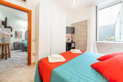 Letto o letti in una camera di Centralhome Repubblica