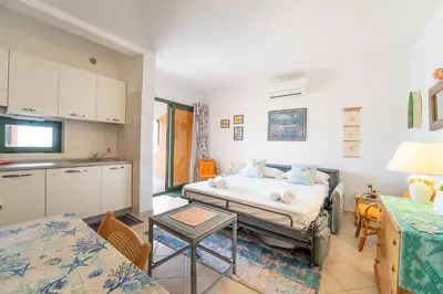 Letto o letti in una camera di Casa Daniela, Chia Sea View SouthSardiniaHolidays