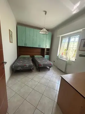 Letto o letti in una camera di Casa Sophie