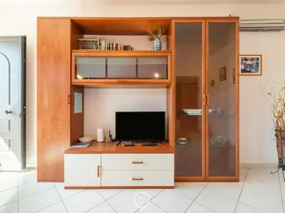 TV o dispositivi per l'intrattenimento presso Dahlia Apartment