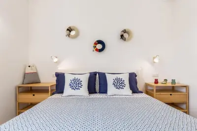 Letto o letti in una camera di Luxury Villa Turquoise road to Villasimius 50 m from the sea IUN S0573