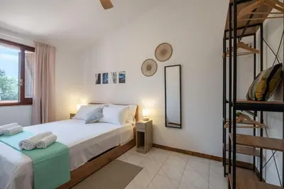 Letto o letti in una camera di Sant'Andrea Villa- 300m From the Beach- Easy Parking- Netflix-Self Check-in