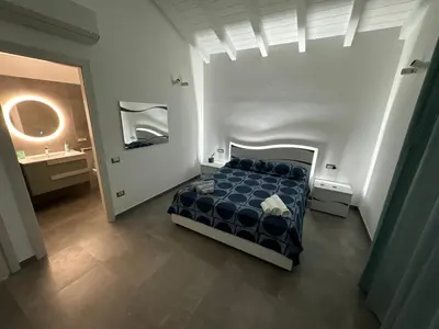 Letto o letti in una camera di Le Potager