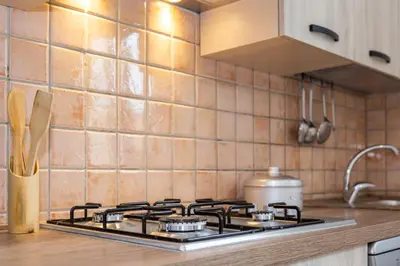 Cucina o angolo cottura di Casa Tamà sul mare