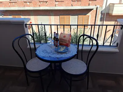 Balcone o terrazza di Casa vacanze Lullo&Conny a 10 minuti dal mare