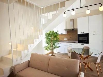 Cucina o angolo cottura di Suite IKEBANA Porto Pino