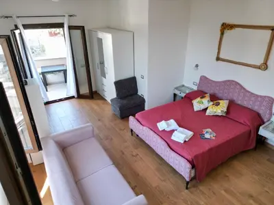 Letto o letti in una camera di La casa dei Girasoli