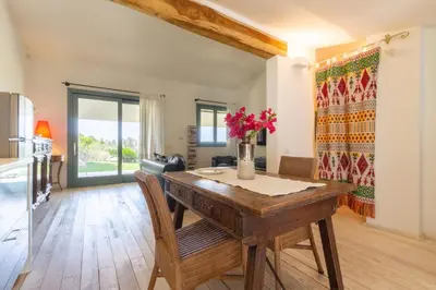 TV o dispositivi per l'intrattenimento presso Villa Maffi - spaziosa, vista mare e parcheggio