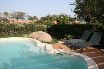 Piscina di Rey Palma House 400 m dal mare piscina esclusiva o nelle vicinanze