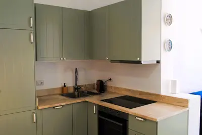 Cucina o angolo cottura di Cala Sinzias beach house with stunning views