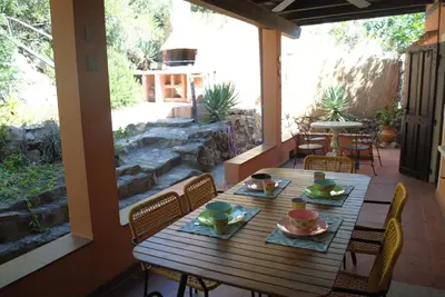 Giardino di Cala Sinzias beach house with stunning views
