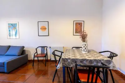 Area soggiorno di La Bouganville WI-FI Cagliari centro storico