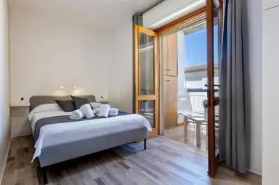 Letto o letti in una camera di MaxApartmentpoetto