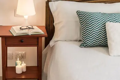 Letto o letti in una camera di Casa del Sole