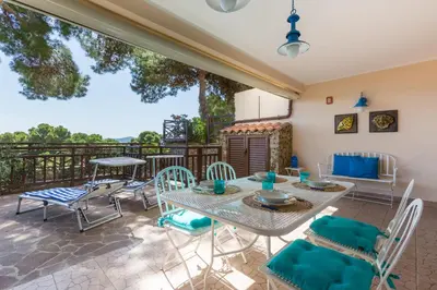 Balcone o terrazza di Splendid View Porto Pino Hill