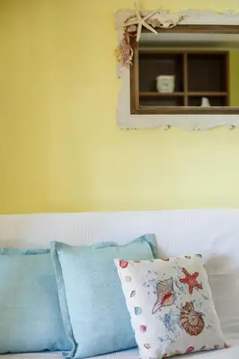 Letto o letti in una camera di Splendid View Porto Pino Hill