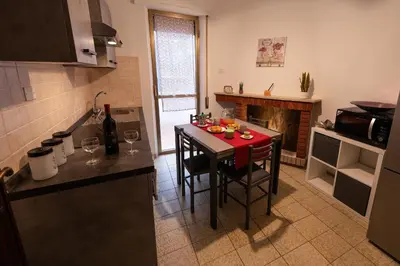Cucina o angolo cottura di Appartamento Casa Bruna ad Arbus