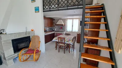 Cucina o angolo cottura di Calasetta, il tramonto sul mare