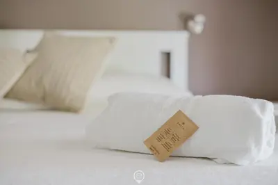 Letto o letti in una camera di Villa Girasole - Calice Apartment