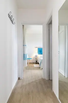 Letto o letti in una camera di Casa Paola