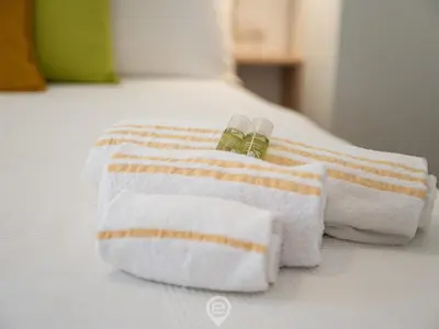 Letto o letti in una camera di Monteverdi Apartments - Studio 2
