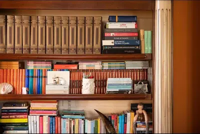 Biblioteca nell'appartamento