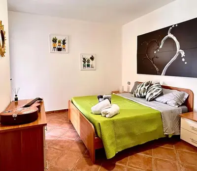 Letto o letti in una camera di Residenza Saverosa