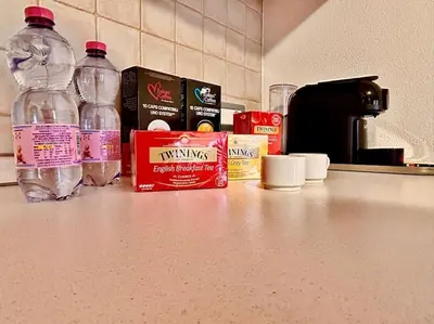 Set per la preparazione di tè e caffè presso Residenza Saverosa