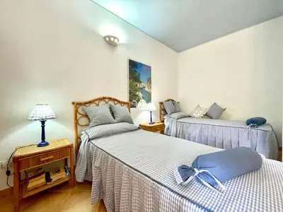 Letto o letti in una camera di Villa Teresa Apartments