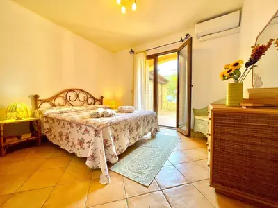 Letto o letti in una camera di Villa Teresa Apartments