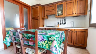 Cucina o angolo cottura di Casa Via Leopardi 124