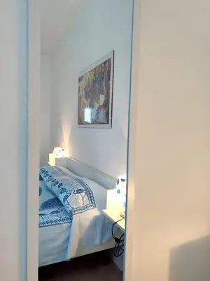 Letto o letti in una camera di Blue House