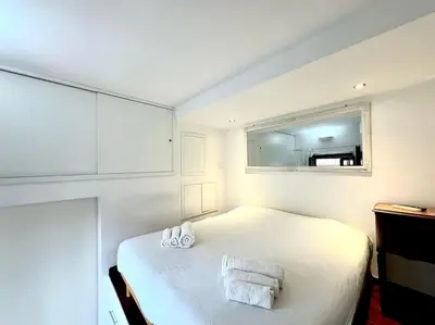 Letto o letti in una camera di Centre View, Cagliari, Sardegna