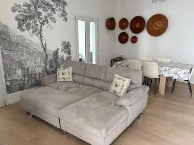 Area soggiorno di Casa Mascia Pinna