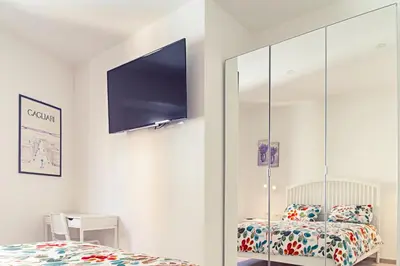 TV o dispositivi per l'intrattenimento presso In centro appartamento di charme con terrazza!