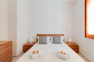 Letto o letti in una camera di Villa del Mare - Appartamento Acqua
