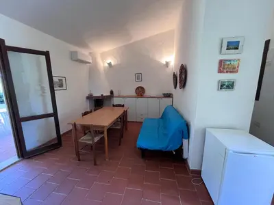Area soggiorno di Villetta Marino P By La Via Del Mare Viaggi e Vacanze