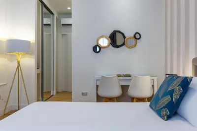 Letto o letti in una camera di Casa Lounge Costituzione