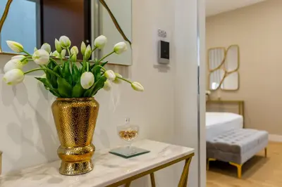 Letto o letti in una camera di Casa Lounge Costituzione
