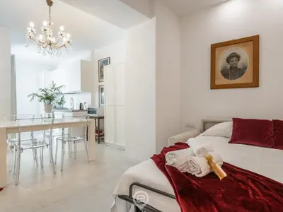 Letto o letti in una camera di Dimora della Gherardesca