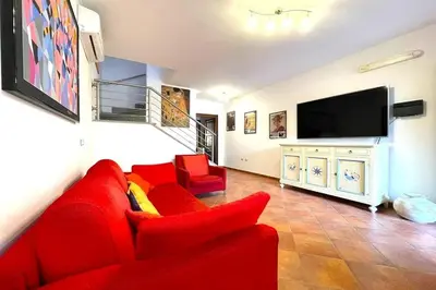 TV o dispositivi per l'intrattenimento presso Villa Labea