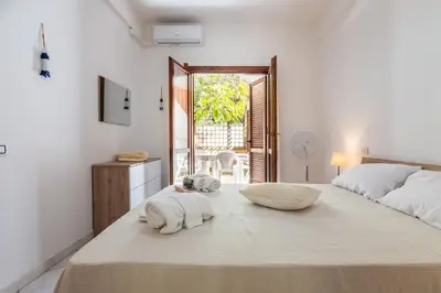 Letto o letti in una camera di Villa Lodo