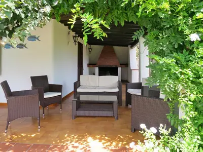 Area soggiorno di Holiday Home Giacu - REI225 by Interhome