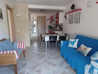 Area soggiorno di AMISTA' Porto Frailis Arbatax