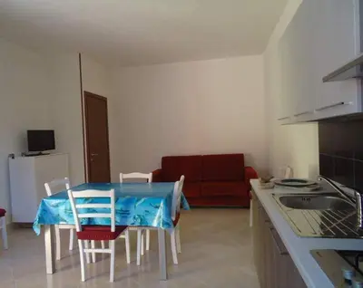 Cucina o angolo cottura di Casa Azzurra
