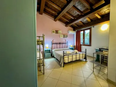 Letto o letti in una camera di B&B Stell'e Mari