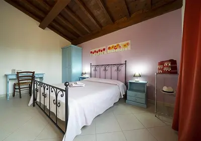 Letto o letti in una camera di B&B Stell'e Mari