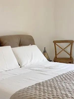 Letto o letti in una camera di Casa Robi